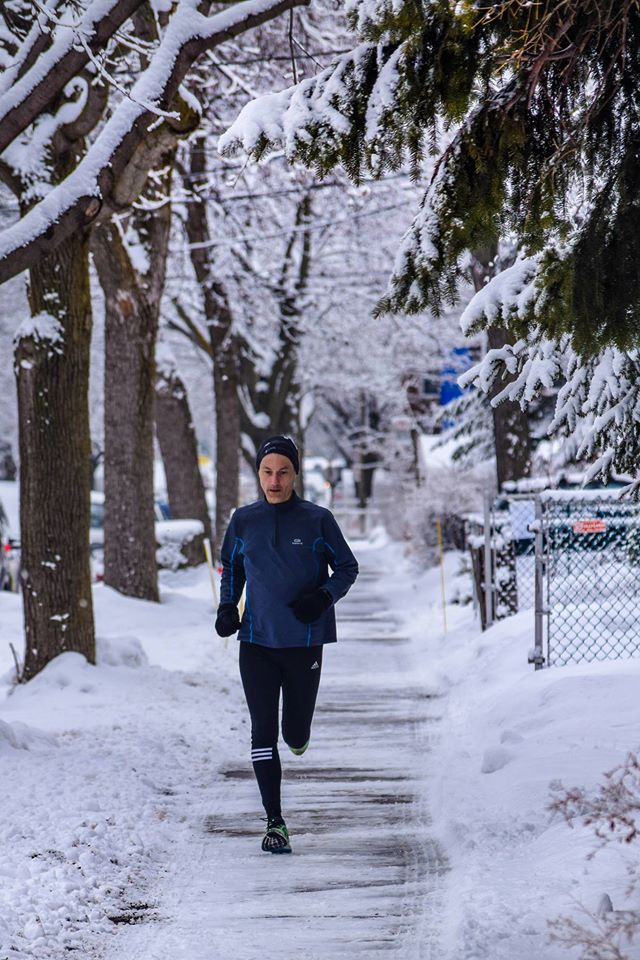 Courir en hiver